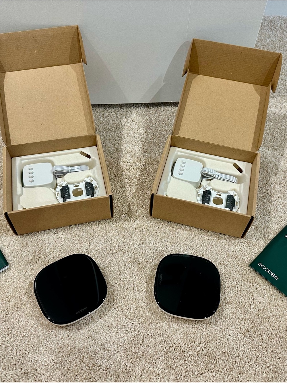 Ecobee Smart Thermostat Enhanced – Unused – Open Box (2 pack)